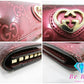 グッチ GUCCI 6連 キーケース 257217 ラブリー ハート GG シマ レザー ボルドー ワインレッド ロゴ キーリング キーホルダー アクセサリー 小物 【中古】【送料無料】 bc1976
