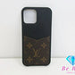 ルイ ヴィトン LOUIS VUITTON モノグラム iPhone バンパー 12 Pro Max スマホカバー スマホケース M80082 ノワール 黒 ブラック PVC レザー アイフォン アクセサリー 小物 【中古】【送料無料】bc1985