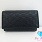 美品 GUCCI 6連 キーケース 138093 GG マイクロ グッチ シマ レザー ネイビー 紺 ロゴ キーホルダー アクセサリー 小物 【中古】【送料無料】 bc1986