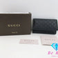 美品 GUCCI 6連 キーケース 138093 GG マイクロ グッチ シマ レザー ネイビー 紺 ロゴ キーホルダー アクセサリー 小物 【中古】【送料無料】 bc1986
