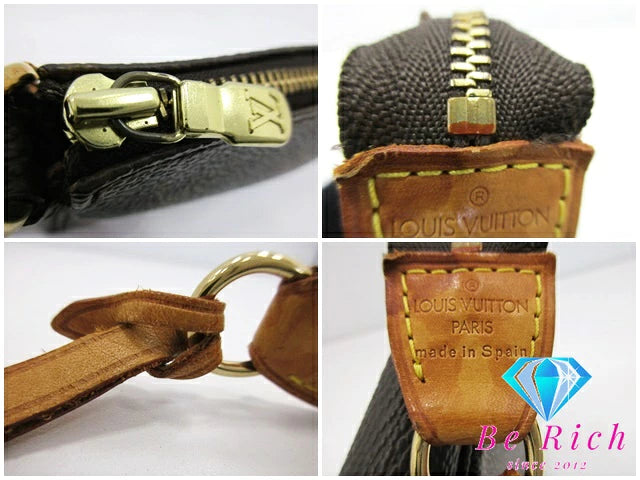 ルイ ヴィトン LOUIS VUITTON アクセサリー ポーチ モノグラム ポシェット アクセソワール M51980 LV ロゴ ハンドバッグ 手提げ 鞄 【中古】【送料無料】 bc1987