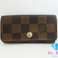 ルイ ヴィトン LOUIS VUITTON 4連 キーケース ダミエ ミュルティ クレ 4 N62631 エベヌ LV ロゴ キーホルダー アクセサリー 小物  【中古】【送料無料】 bc1992