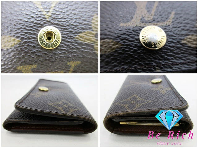 ルイ ヴィトン LOUIS VUITTON 4連 キーケース モノグラム ミュルティクレ 4 M69517 PVC レザー LV ロゴ キーホルダー アクセサリー 小物 【中古】【送料無料】 bc1993