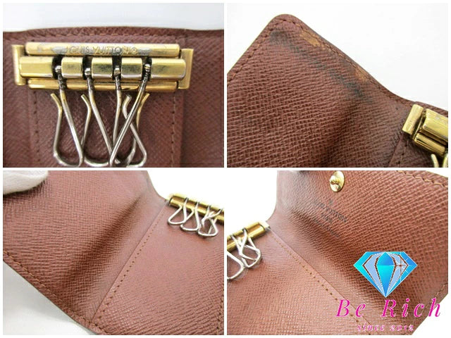ルイ ヴィトン LOUIS VUITTON 4連 キーケース モノグラム ミュルティクレ 4 M69517 PVC レザー LV ロゴ キーホルダー アクセサリー 小物 【中古】【送料無料】 bc1993