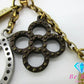ルイ ヴィトン LOUIS VUITTON ビジュー サック タパージュ キーホルダー M65722 ゴールド シルバー キーリング チャーム ロゴ アクセサリー 小物 【中古】【送料無料】 bc2019
