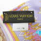 ルイ ヴィトン LOUIS VUITTON バンドー モノグラム マップ シルク 絹 パープル ピンク マルチカラー LV ロゴ ストール 巻物 小物 【中古】【送料無料】 bc2024