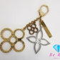 ルイ ヴィトン LOUIS VUITTON ビジュー サック タパージュ キーホルダー M65722 ゴールド シルバー キーリング チャーム ロゴ アクセサリー 小物 【中古】【送料無料】 bc2033