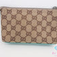 グッチ GUCCI ポーチ 115237 GG キャンバス レザー ベージュ ミントグリーン ロゴ マルチ ケース 小物 【中古】【送料無料】 bc2060