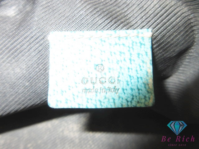グッチ GUCCI ポーチ 115237 GG キャンバス レザー ベージュ ミント