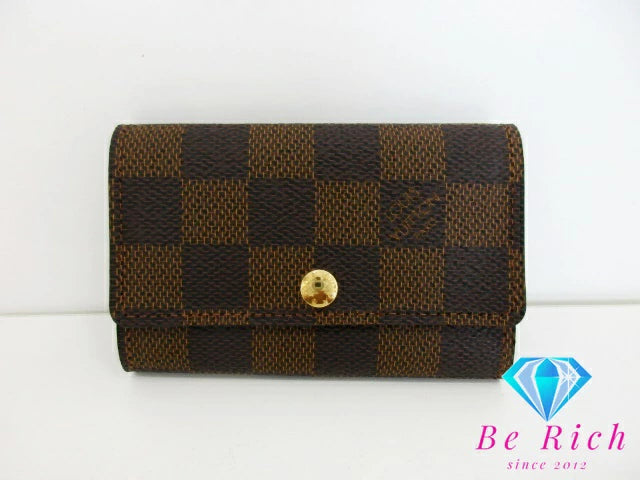 ルイ ヴィトン LOUIS VUITTON 6連 キーケース ダミエ ミュルティクレ 6 N62630 エベヌ ブラウン 茶 LV ロゴ キーホルダー アクセサリー 小物 【中古】【送料無料】 bc2081