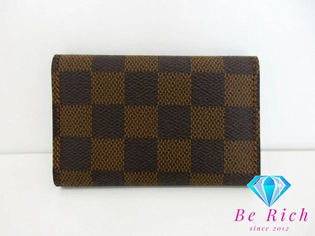 ルイ ヴィトン LOUIS VUITTON 6連 キーケース ダミエ ミュルティクレ 6 N62630 エベヌ ブラウン 茶 LV ロゴ キーホルダー アクセサリー 小物 【中古】【送料無料】 bc2081