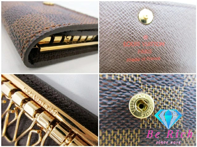 ルイ ヴィトン LOUIS VUITTON 6連 キーケース ダミエ ミュルティクレ 6 N62630 エベヌ ブラウン 茶 LV ロゴ キーホルダー アクセサリー 小物 【中古】【送料無料】 bc2081