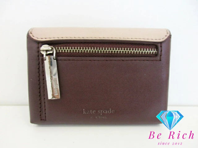 ケイトスペード kate spade スペーダマルズ ジェントル パンダ カードケース 名刺入れ ボルドー カード入れ 小物 【中古】【送料無料】 bc2098
