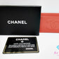 シャネル CHANEL カードケース キャビアスキン レザー オレンジ ココマーク CC ロゴ カード入れ ビジネス 小物 【中古】【送料無料】 bc2114
