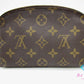 ルイ ヴィトン LOUIS VUITTON ポーチ モノグラム ポシェット コスメティック M47515 茶 ブラウン PVC レザー コスメ 化粧 小物 【中古】【送料無料】 bc2117