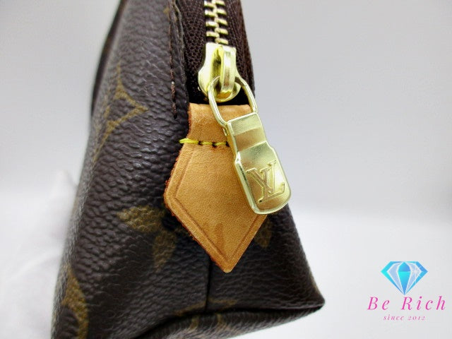 ルイ ヴィトン LOUIS VUITTON ポーチ モノグラム ポシェット コスメティック M47515 茶 ブラウン PVC レザー コスメ 化粧 小物 【中古】【送料無料】 bc2117