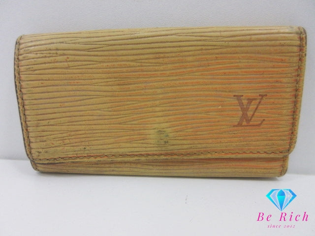 ルイ ヴィトン LOUIS VUITTON 4連 キーケース エピ ミュルティ クレ4 M63822 M63829 タッシリ イエロー 黄 LV ロゴ キーホルダー アクセサリー 小物 【中古】【送料無料】 bc2133