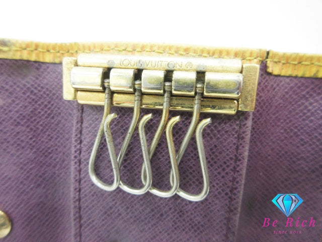 ルイ ヴィトン LOUIS VUITTON 4連 キーケース エピ ミュルティ クレ4 M63822 M63829 タッシリ イエロー 黄 LV ロゴ キーホルダー アクセサリー 小物 【中古】【送料無料】 bc2133
