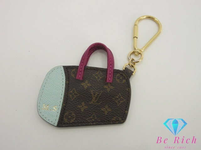 ルイ ヴィトン LOUIS VUITTON キーホルダー バッグ チャーム ポルトクレ BB スピーディ M66183 ゴールド LV ロゴ アクセサリー 小物  【中古】【送料無料】 bc2034