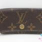 ルイ ヴィトン LOUIS VUITTON 4連 キーケース モノグラム ミュルティクレ 4 M62631 ブラウン 茶 PVC レザー LV ロゴ キーホルダー アクセサリー 小物 M69517   【中古】【送料無料】 bc2136