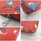 コーチ COACH メイク 化粧 ポーチ 65885 赤 レッド マルチカラー PVC レザー ロゴ アクセサリー マルチ 小物 【中古】【送料無料】 bc2145