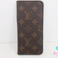 ルイ ヴィトン LOUIS VUITTON iPhone 7 / 8 対応 ケース カバー モノグラム フォリオ M61909 ブラウン 茶 スマホ アイフォン 手帳 タイプ アクセサリー 小物 【中古】【送料無料】bc2148