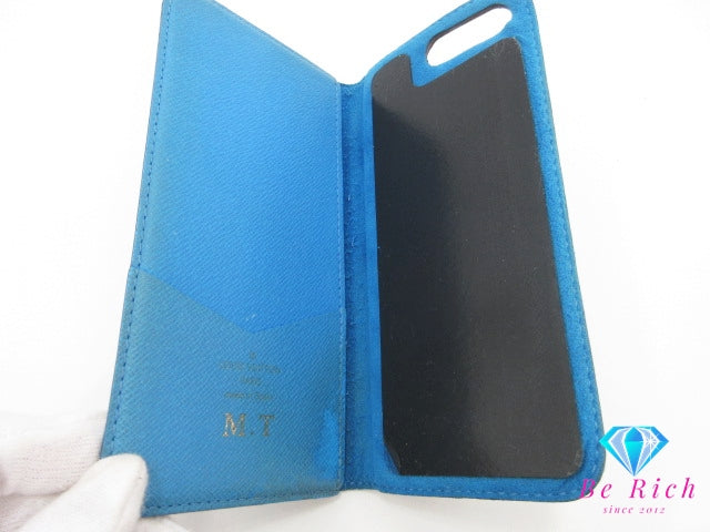 ルイ ヴィトン LOUIS VUITTON iPhone 7 / 8 対応 ケース カバー モノグラム フォリオ M61909 ブラウン 茶 スマホ アイフォン 手帳 タイプ アクセサリー 小物 【中古】【送料無料】bc2148