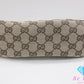 グッチ GUCCI ミニ ハンドバッグ 07198 GG カーキ ブラウン ベージュ 茶 キャンバス レザー ロゴ アクセサリー ポーチ 化粧 コスメ 小物【中古】【送料無料】 bc2155