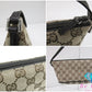 グッチ GUCCI ミニ ハンドバッグ 07198 GG カーキ ブラウン ベージュ 茶 キャンバス レザー ロゴ アクセサリー ポーチ 化粧 コスメ 小物【中古】【送料無料】 bc2155