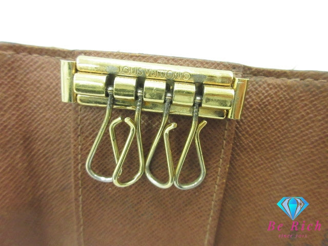 ルイ ヴィトン LOUIS VUITTON 4連 キーケース モノグラム ミュルティクレ 4 M62631 ブラウン 茶 PVC レザー LV ロゴ キーホルダー アクセサリー 小物 M69517   【中古】【送料無料】 bc2159