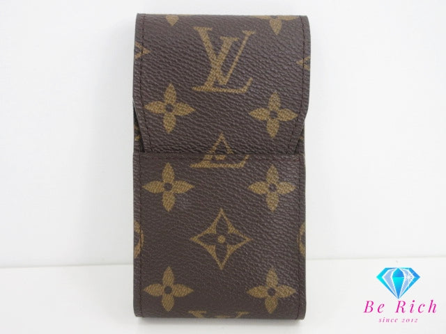 ルイ ヴィトン LOUIS VUITTON シガレット ケース モノグラム エテュイ シガレット M63024 LV ロゴ たばこ 煙草 入れ 小物 【中古】【送料無料】bc2160