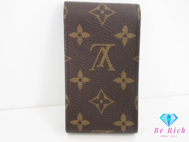 ルイ ヴィトン LOUIS VUITTON シガレット ケース モノグラム エテュイ シガレット M63024 LV ロゴ たばこ 煙草 入れ 小物 【中古】【送料無料】bc2160
