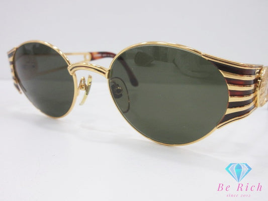 フェンディ FENDI サングラス FS299 ゴールド 茶 ブラウン メタル アイウェア メガネ 小物 【中古】【送料無料】bc2169