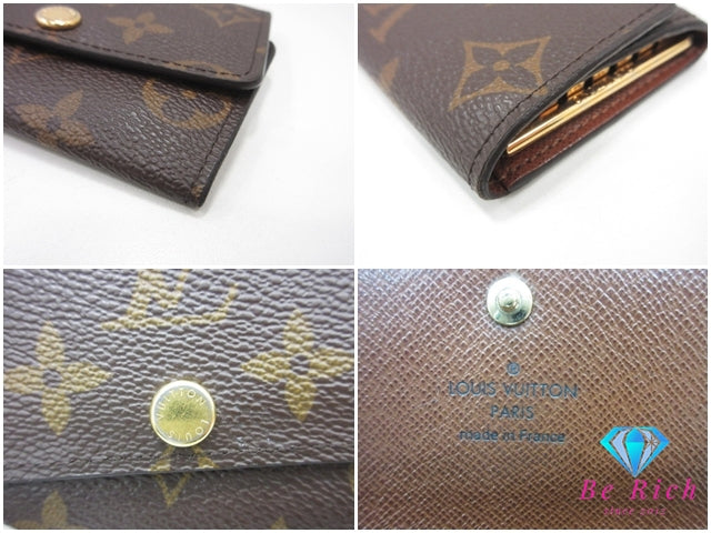 ルイ ヴィトン LOUIS VUITTON 6連 キーケース モノグラム ミュルティクレ 6 M62630 茶 ブラウン LV ロゴ キーホルダー アクセサリー 小物 【中古】【送料無料】 bc2171