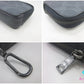 美品 コーチ COACH Lジップ キーケース CB927 シグネチャー 紺 ネイビー PVC レザー ロゴ キーホルダーアクセサリー 小物 メンズ 【中古】【送料無料】 bc2176