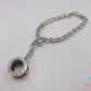 ブルガリ BVLGARI B-zero1 キーチェーン チャーム ロゴ SV 925 シルバー キーリング キーホルダー アクセサリー 小物 ビーゼロワン 【中古】【送料無料】 bc2178