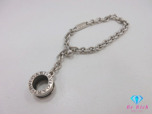 ブルガリ BVLGARI B-zero1 キーチェーン チャーム ロゴ SV 925 シルバー キーリング キーホルダー アクセサリー 小物 ビーゼロワン 【中古】【送料無料】 bc2178