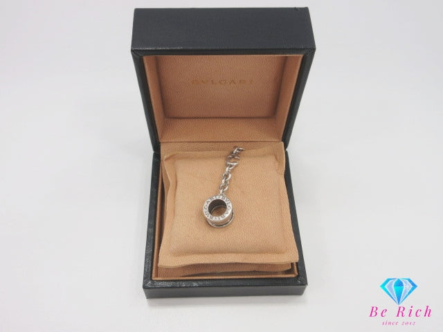 ブルガリ BVLGARI B-zero1 キーチェーン チャーム ロゴ SV 925 シルバー キーリング キーホルダー アクセサリー 小物 ビーゼロワン 【中古】【送料無料】 bc2178