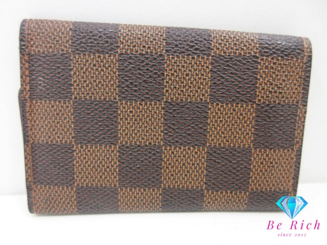 ルイ ヴィトン LOUIS VUITTON 6連 キーケース ダミエ ミュルティ クレ 6 N62630 エベヌ LV ロゴ キーホルダー アクセサリー 小物  【中古】【送料無料】 bc2191