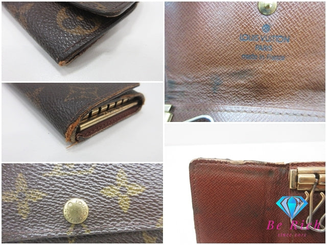 ルイ ヴィトン LOUIS VUITTON 6連 キーケース モノグラム ミュルティクレ 6 M62630 茶 ブラウン LV ロゴ キーホルダー アクセサリー 小物 【中古】【送料無料】 bc2207