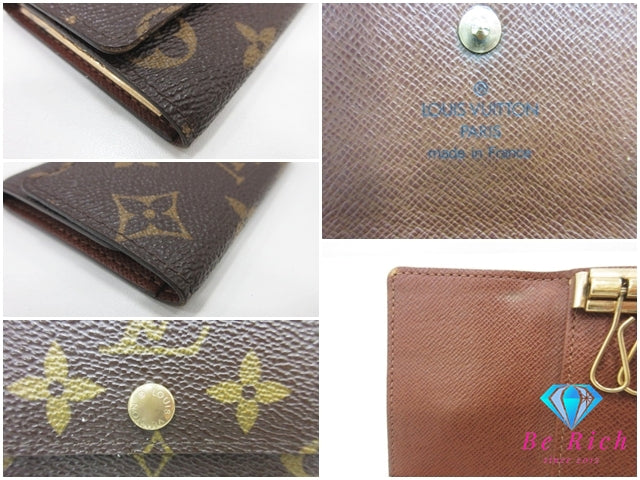 ルイ ヴィトン LOUIS VUITTON 6連 キーケース モノグラム ミュルティクレ 6 M62630 茶 ブラウン LV ロゴ キーホルダー アクセサリー 小物 【中古】【送料無料】 bc2221