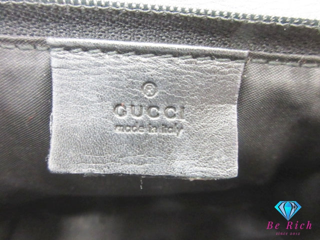 グッチ GUCCI ポーチ 039.1105.1705 GG キャンバス レザー ブラウン ロゴ マルチ ケース 小物 【中古】【送料無料】 bc2232