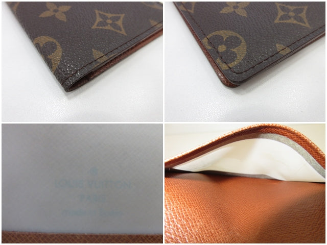 ルイ ヴィトン LOUIS VUITTON パスケース モノグラム ポルト 2 カルト ヴェルティカル M60533 LV ロゴ 定期入れ ID カードケース カード入れ ビジネス 小物 【中古】【送料無料】bc2235