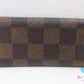 ルイ ヴィトン LOUIS VUITTON 4連 キーケース ダミエ ミュルティクレ 4 N62631 エベヌ ブラウン 茶 LV ロゴ キーホルダー アクセサリー 小物  【中古】【送料無料】 bc2240