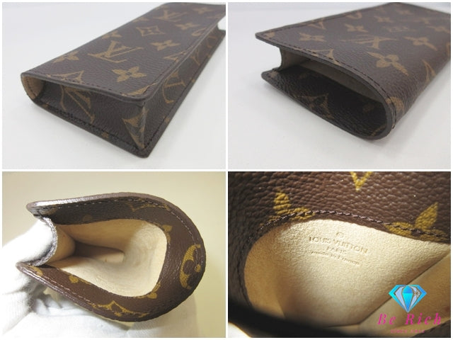 ルイ ヴィトン エテュイ リュネット サーンプル M62962 モノグラム ブラウン 茶 PVC レザー メガネケース LOUIS VUITTON 【中古】【送料無料】 bc2244