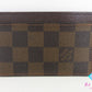 ルイ ヴィトン LOUIS VUITTON カードケース ダミエ ポルト カルト サーンプル N61722 エベヌ LV ロゴ 定期入れ ID カードケース カード入れ ビジネス 小物 【中古】【送料無料】bc2247