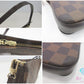 美品 ルイ ヴィトン LOUIS VUITTON アクセサリーポーチ ショルダーバッグ ナヴォナ N51983 ダミエ エベヌ 茶 ブラウン PVC レザー ポーチ ハンドバッグ 【中古】【送料無料】 bc2248