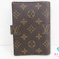 ルイ ヴィトン LOUIS VUITTON モノグラム アジェンダ コアラ PM ブルー 手帳 カバー R21014 6穴 システム手帳 ケース スケジュール帳 文具 ビジネス 小物 青 【中古】【送料無料】 bc2270