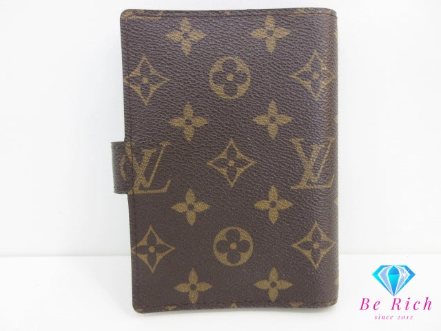 ルイ ヴィトン LOUIS VUITTON モノグラム アジェンダ コアラ PM ブルー 手帳 カバー R21014 6穴 システム手帳 ケース スケジュール帳 文具 ビジネス 小物 青 【中古】【送料無料】 bc2270