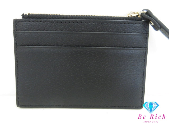 ケイトスペード kate spade カードケース 名刺入れ 白 ホワイト 黒 ブラック カード入れ 小物 【中古】【送料無料】 bc2281